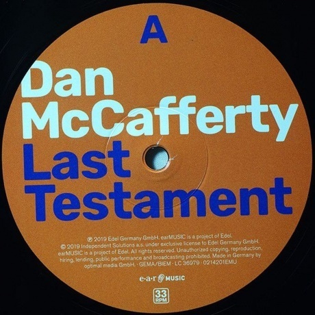 4029759142010, McCafferty, Dan, Last Testament виниловая пластинка - фото 5