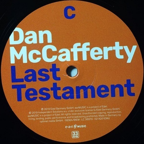 4029759142010, McCafferty, Dan, Last Testament виниловая пластинка - фото 7