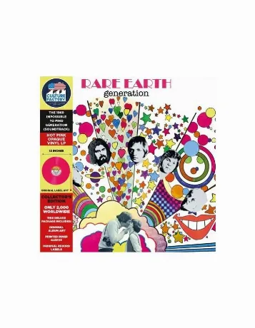 0819514011842, Rare Earth, Generation (coloured) виниловая пласт...