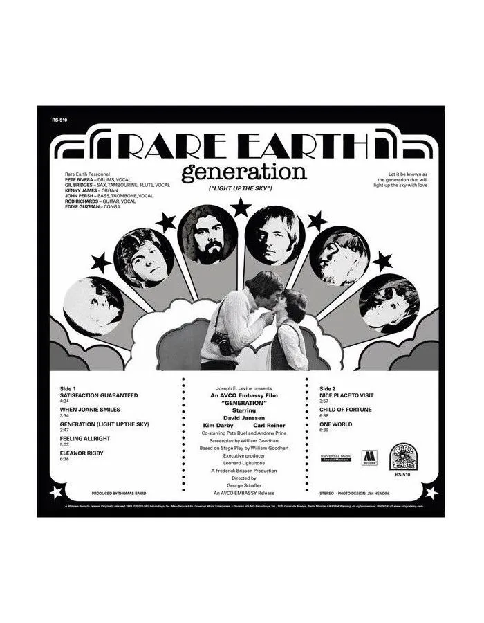 0819514011842, Виниловая пластинка Rare Earth, Generation (coloured) - фото 3