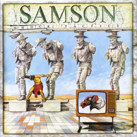 Samson - Shock Tactics (coloured) (0819514012115) виниловая пластинка - фото 2