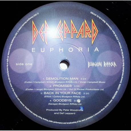 Def Leppard - Euphoria (0602567313847) виниловая пластинка - фото 3