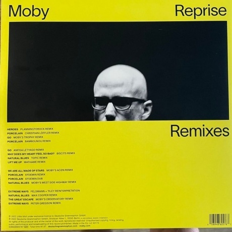 Moby - Reprise Remixes (0028948605767) виниловая пластинка - фото 2