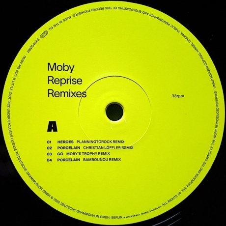 Moby - Reprise Remixes (0028948605767) виниловая пластинка - фото 5