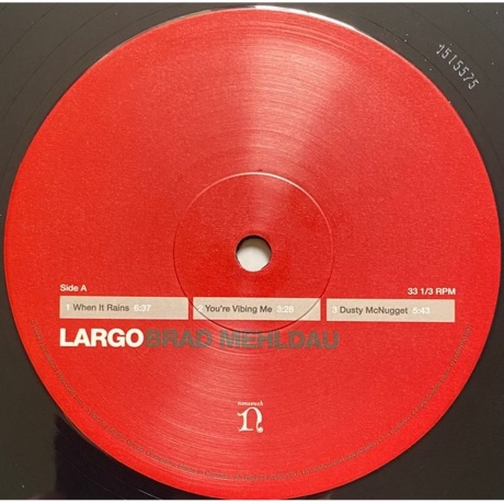 Brad Mehldau - Largo (0075597904901) виниловая пластинка - фото 2