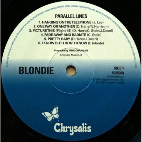 Blondie - Parallel Lines (0600753550342) виниловая пластинка - фото 3