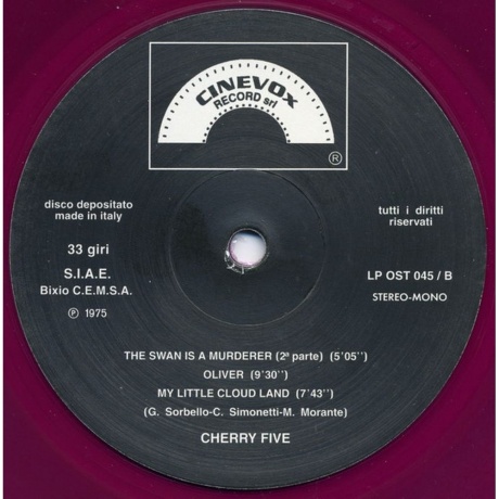 Cherry Five - Cherry Five (coloured) (8004644009278) виниловая пластинка - фото 2