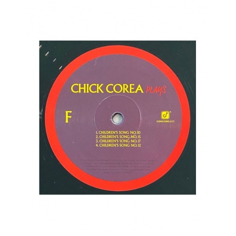 Виниловая пластинка Corea, Chick, Plays (0888072171473) - фото 12