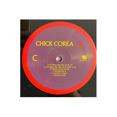 Виниловая пластинка Corea, Chick, Plays (0888072171473) - фото 9