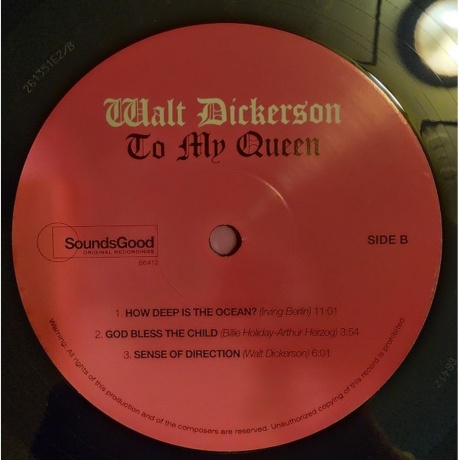 Walt Dickerson - To My Queen (8436563184574) виниловая пластинка - фото 4