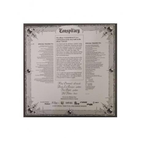 Виниловая пластинка King Diamond, Conspiracy (0039841567816) - фото 3