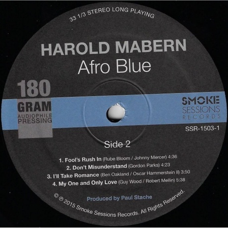 Harold Mabern - Afro Blue (0888295388580) виниловая пластинка - фото 3