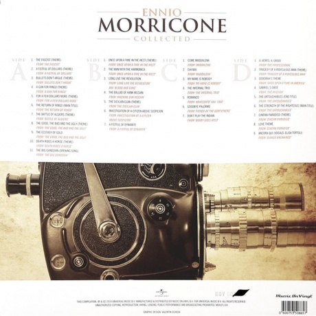 Ennio Morricone - Collected (0600753508657) виниловая пластинка - фото 4