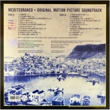 OST - Mediterraneo (Giancarlo Bigazzi) (coloured) (8016158315646) виниловая пластинка - фото 2