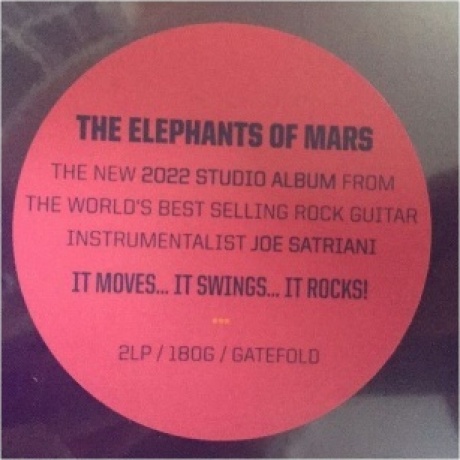 Joe Satriani - The Elephants Of Mars (4029759173182) виниловая пластинка - фото 14