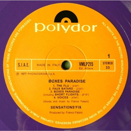 Sensations' Fix - Boxes Paradise (coloured) (8016158021547) виниловая пластинка - фото 2