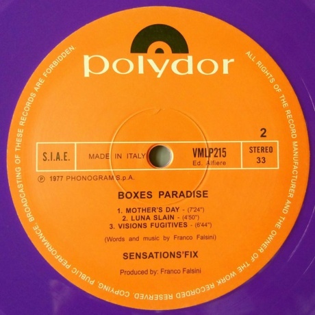 Sensations' Fix - Boxes Paradise (coloured) (8016158021547) виниловая пластинка - фото 3