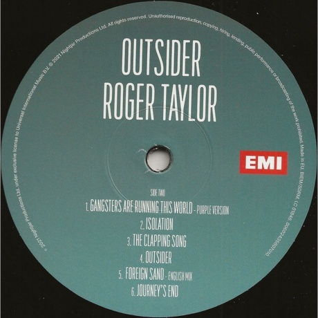 Taylor, Roger, Outsider (0602435807010) виниловая пластинка - фото 3