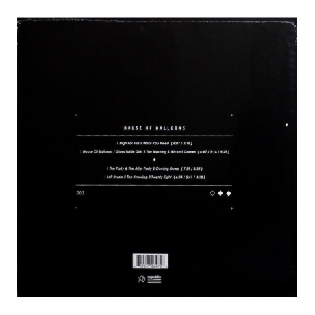 Виниловая пластинка Weeknd, The, House Of Balloons (0602547264756) - фото 2