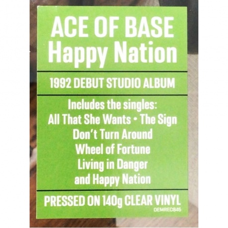 Ace Of Base - Happy Nation (coloured) (5014797904613) виниловая пластинка - фото 4