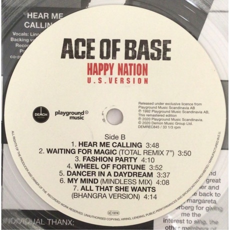 Ace Of Base - Happy Nation (coloured) (5014797904613) виниловая пластинка - фото 6