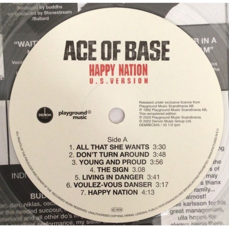 Ace Of Base - Happy Nation (coloured) (5014797904613) виниловая пластинка - фото 7