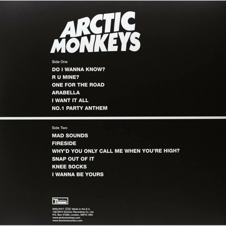 Arctic Monkeys - AM (0887828031719) виниловая пластинка - фото 2