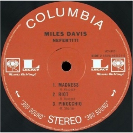 Miles Davis - Nefertiti (0886974041214) виниловая пластинка - фото 4