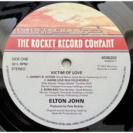 Elton John - Victim Of Love (0602445962020) виниловая пластинка - фото 3