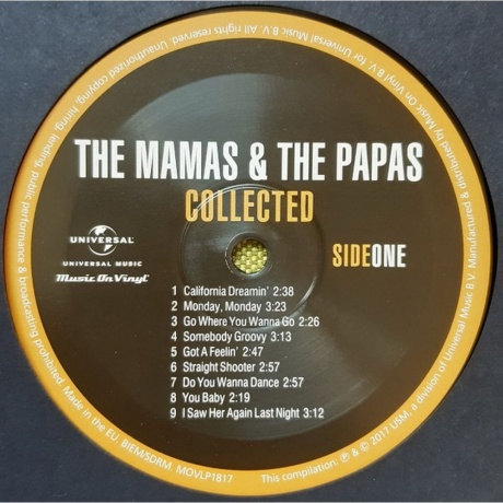 The Mamas &amp; The Papas - Collected (0602557107265) виниловая пластинка - фото 4