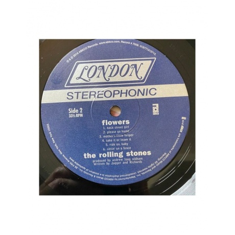 0018771213710, Виниловая пластинка Rolling Stones, The, Flowers - фото 4