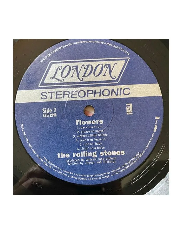 0018771213710, Виниловая пластинка Rolling Stones, The, Flowers - фото 4