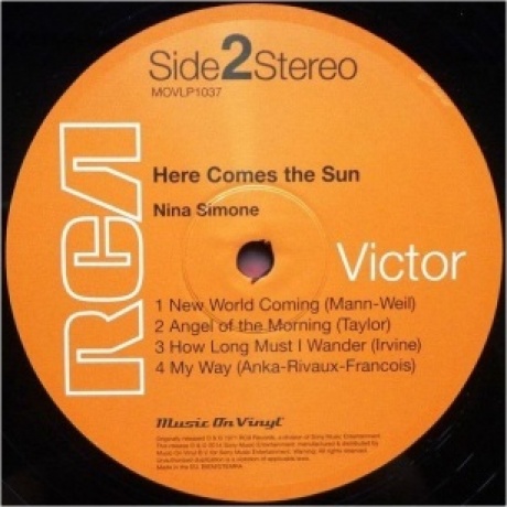 Nina Simone - Here Comes The Sun (8718469535316) виниловая пластинка - фото 4