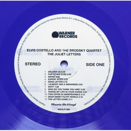 Elvis Costello - The Juliet Letters (coloured) (8719262017450) виниловая пластинка - фото 3