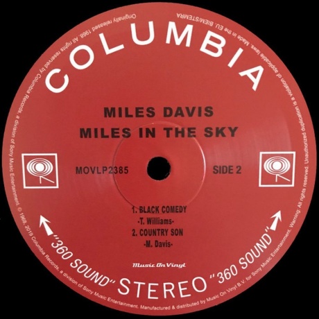Miles Davis - Miles In The Sky (8719262009417) виниловая пластинка - фото 4