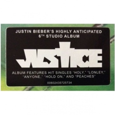 0602435725734, Bieber, Justin, Justice виниловая пластинка - фото 4