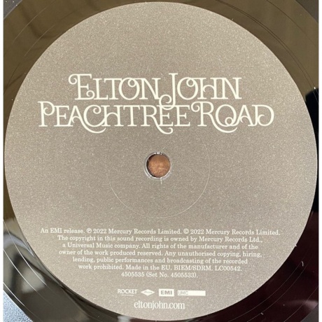 Elton John - Peachtree Road (0602445055333) виниловая пластинка - фото 4