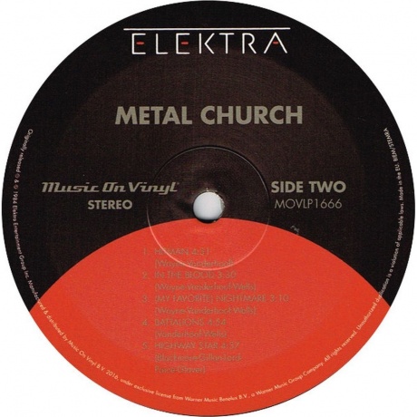 8719262001565, Metal Church, Metal Church виниловая пластинка - фото 4