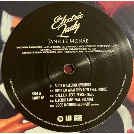 Janelle Monae - The Electric Lady (coloured) (0075678623264) виниловая пластинка - фото 3