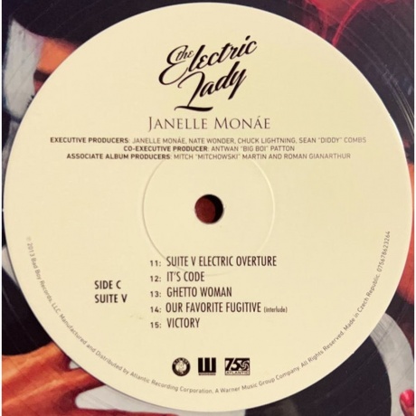Janelle Monae - The Electric Lady (coloured) (0075678623264) виниловая пластинка - фото 5