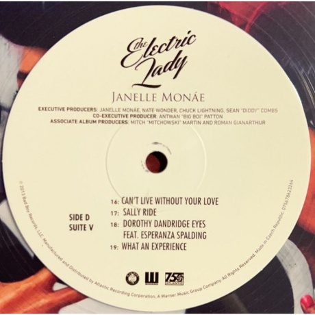 Janelle Monae - The Electric Lady (coloured) (0075678623264) виниловая пластинка - фото 6