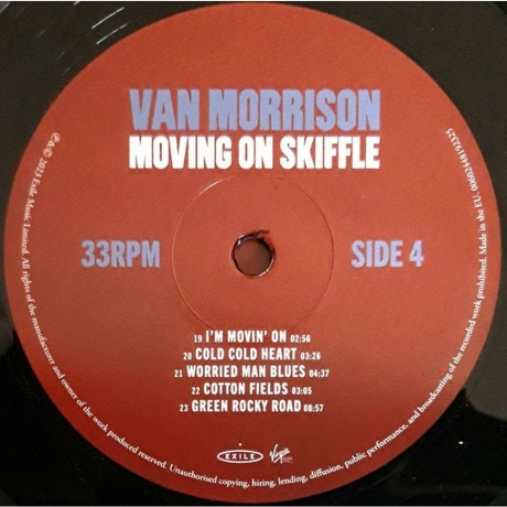 Van Morrison - Moving On Skiffle (0602448192288) виниловая пластинка - фото 7