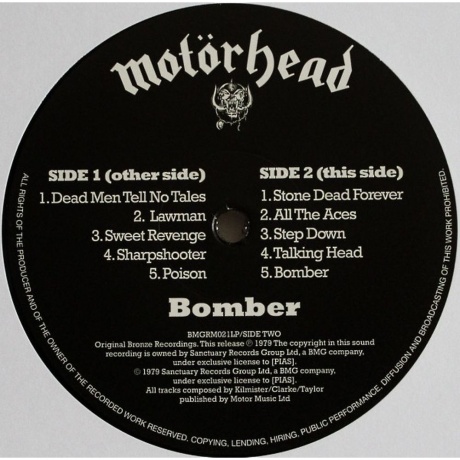 Motorhead - Bomber (5414939641015) виниловая пластинка - фото 4