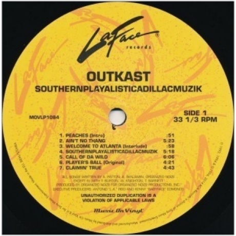 Outkast - Southernplayalisticadillacmuzi (8718469535798) виниловая пластинка - фото 3