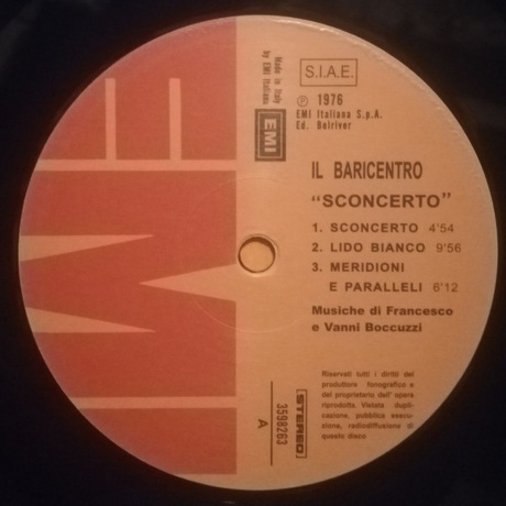 Il Baricentro - Sconcerto (0602435982632) виниловая пластинка - фото 3