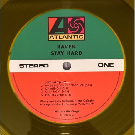 Raven - Stay Hard (coloured) (8719262026940) виниловая пластинка - фото 3