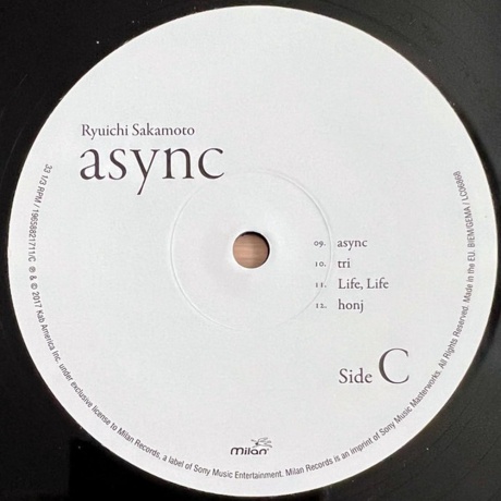 Ryuichi Sakamoto - Async (0196588217111) виниловая пластинка - фото 4