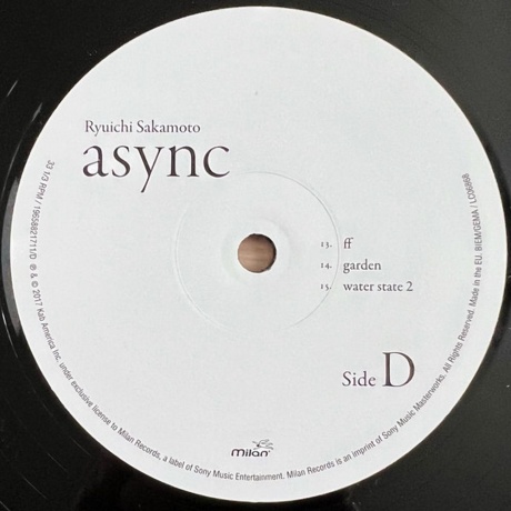 Ryuichi Sakamoto - Async (0196588217111) виниловая пластинка - фото 5