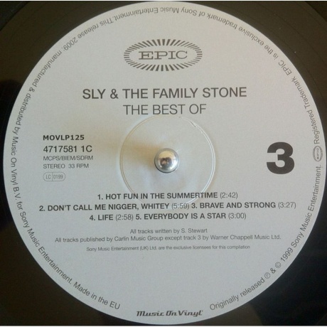 Sly &amp; The Family Stone - Best Of (5099747175817) виниловая пластинка - фото 6