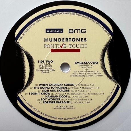 The Undertones - Positive Touch (coloured) (4050538863307) виниловая пластинка - фото 4